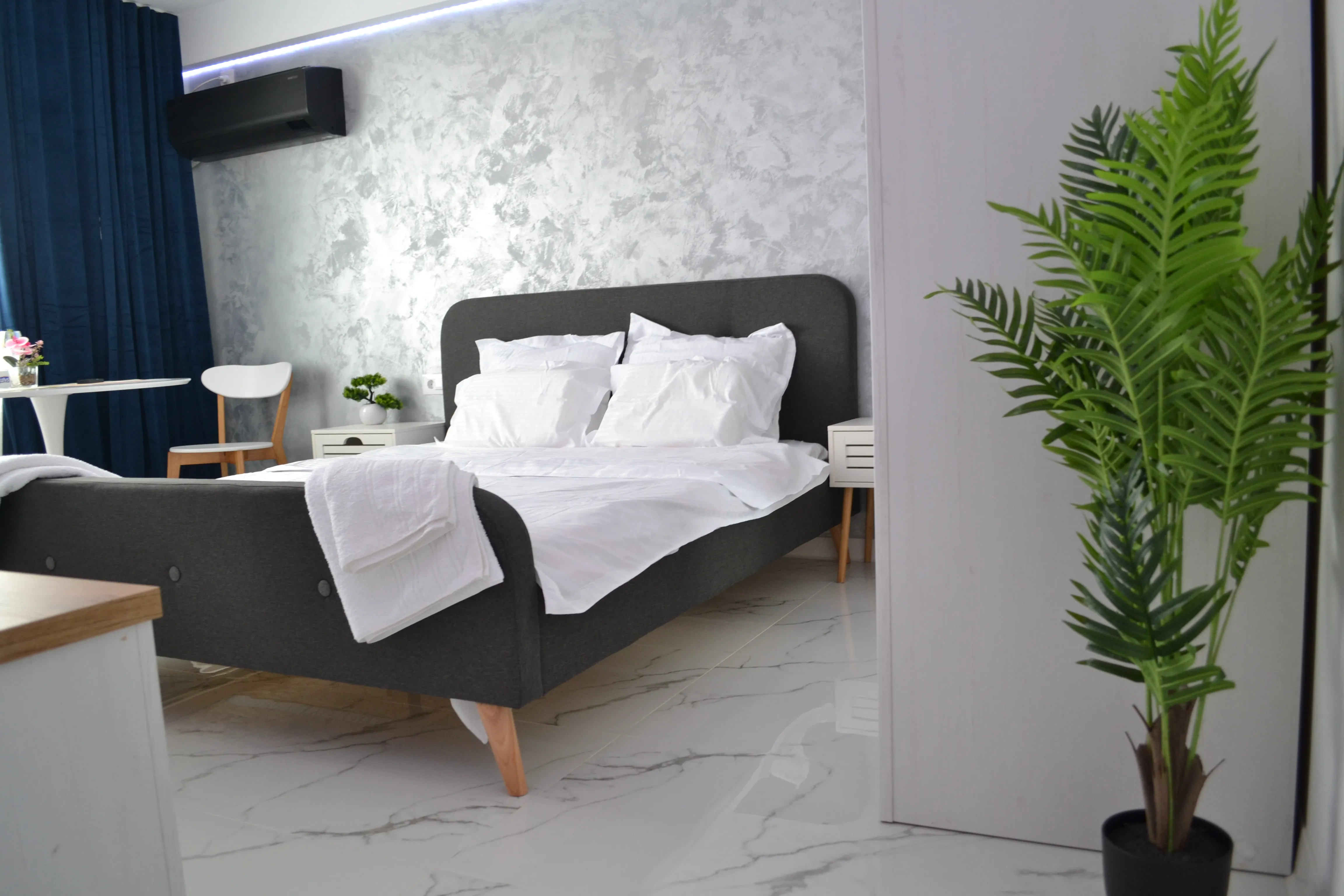 Apartament regim hotelier Pitești - dormitor confortabil